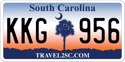 SC license plate KKG956