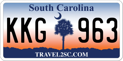 SC license plate KKG963