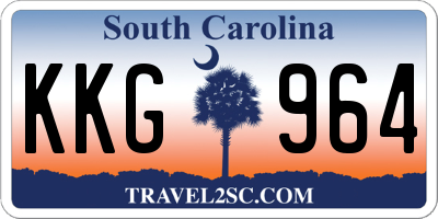 SC license plate KKG964