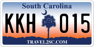 SC license plate KKH015