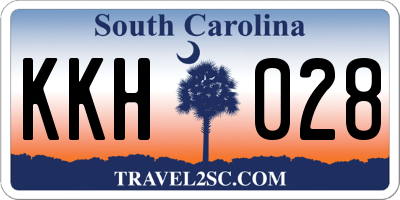 SC license plate KKH028