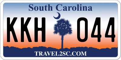 SC license plate KKH044