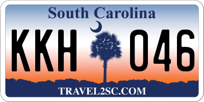 SC license plate KKH046