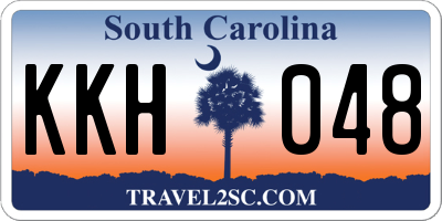 SC license plate KKH048