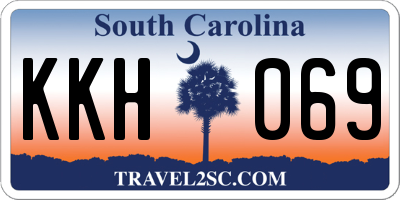SC license plate KKH069