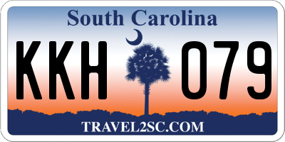 SC license plate KKH079