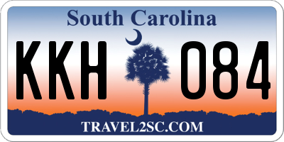 SC license plate KKH084