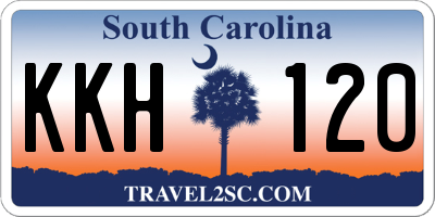 SC license plate KKH120