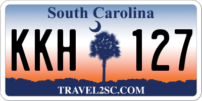 SC license plate KKH127