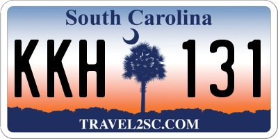 SC license plate KKH131