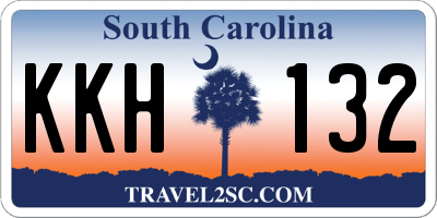 SC license plate KKH132