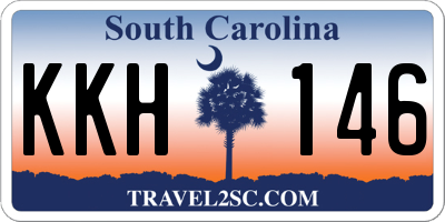 SC license plate KKH146