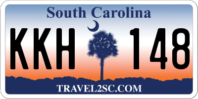 SC license plate KKH148