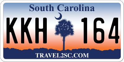 SC license plate KKH164