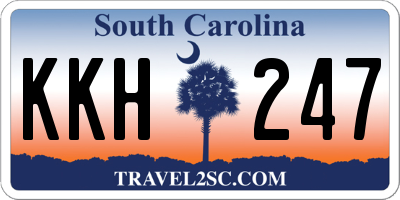 SC license plate KKH247