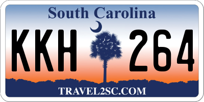 SC license plate KKH264