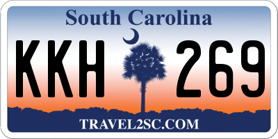 SC license plate KKH269