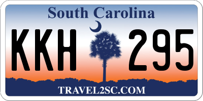 SC license plate KKH295