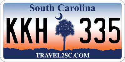 SC license plate KKH335