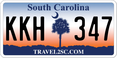 SC license plate KKH347