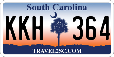 SC license plate KKH364