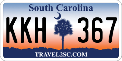 SC license plate KKH367