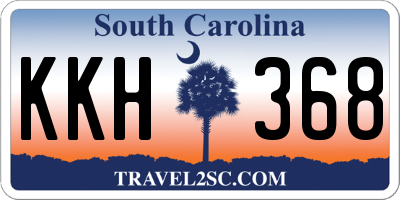 SC license plate KKH368