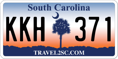 SC license plate KKH371