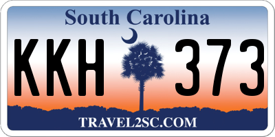 SC license plate KKH373