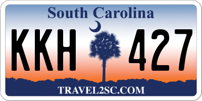 SC license plate KKH427