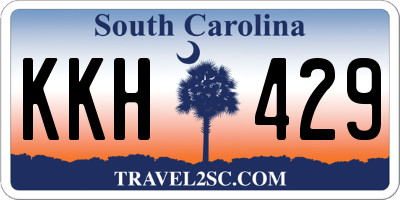 SC license plate KKH429