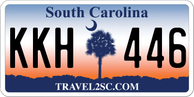 SC license plate KKH446