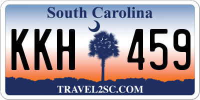 SC license plate KKH459