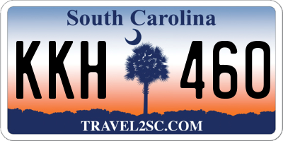 SC license plate KKH460