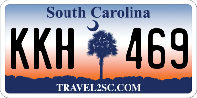SC license plate KKH469