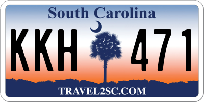 SC license plate KKH471