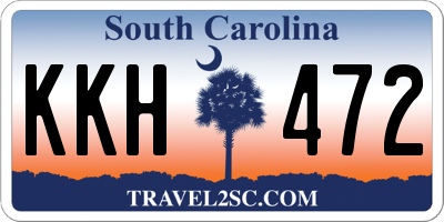 SC license plate KKH472