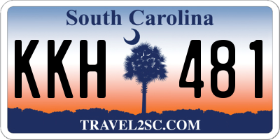 SC license plate KKH481