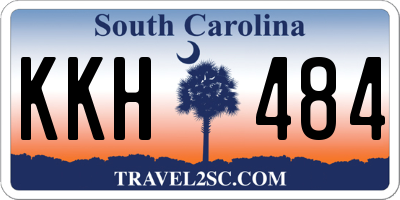 SC license plate KKH484