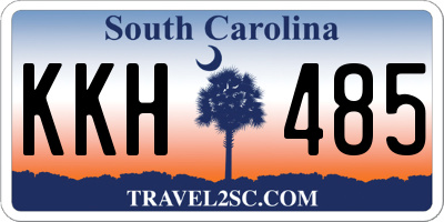 SC license plate KKH485