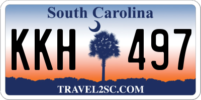 SC license plate KKH497