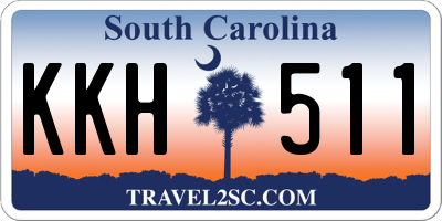SC license plate KKH511