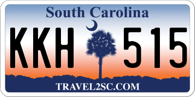 SC license plate KKH515