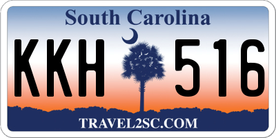 SC license plate KKH516