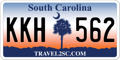 SC license plate KKH562