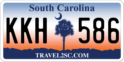 SC license plate KKH586