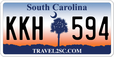 SC license plate KKH594