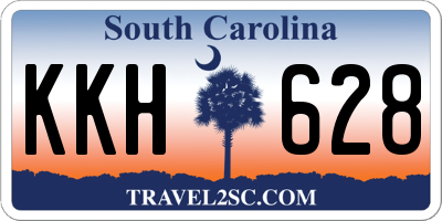 SC license plate KKH628