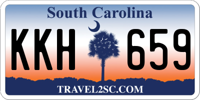 SC license plate KKH659