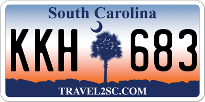 SC license plate KKH683